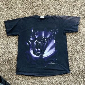 Vintage Single Stitch Taz T Shirt Warner Bros Looney Tunes 1996 Rare Design